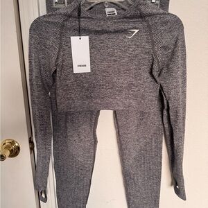 Gymshark Charcoal Seamless Top